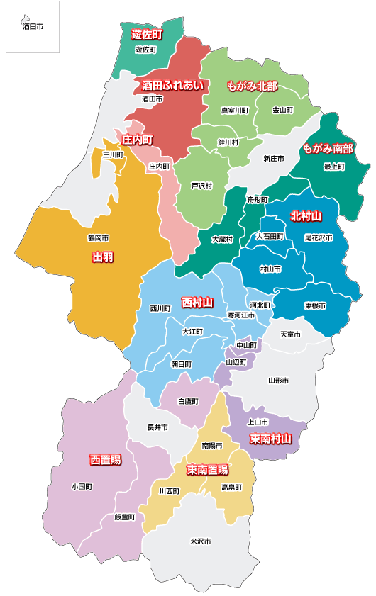 県内商工会マップ